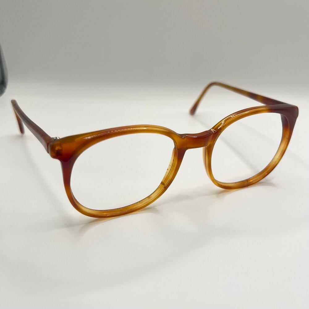 Vintage Polo Eyeglasses Light Brown PARTS ONLY 51-20